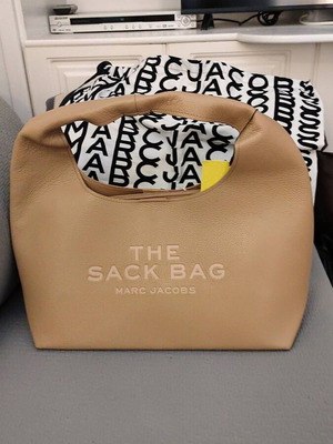Marc Jacobs The Sack Bag shoulder bag new, beige, large size
