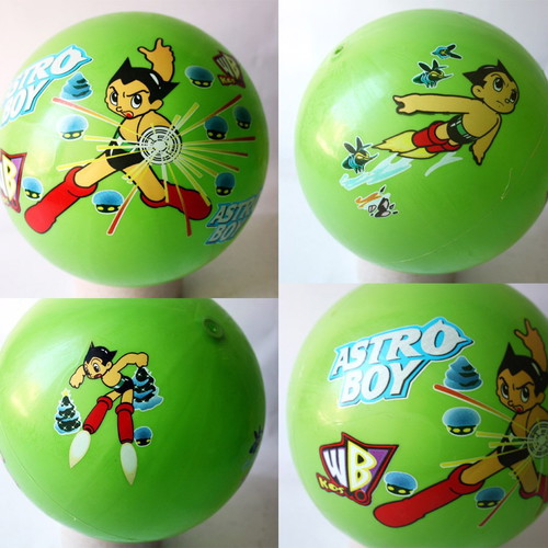 Astro Boy πράσινη φουσκωτή μπάλα καινούρια