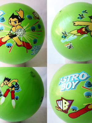 Astro Boy πράσινη φουσκωτή μπάλα καινούρια