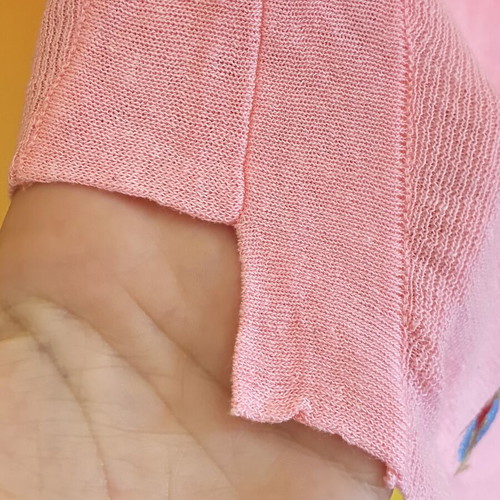 Next Pink Embroidered Swimmer Knit Top XS
