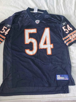 Φανέλα Brian Urlacher #54 Chicago Bears Reebok NFL μεταχειρισμένη αυθεντική