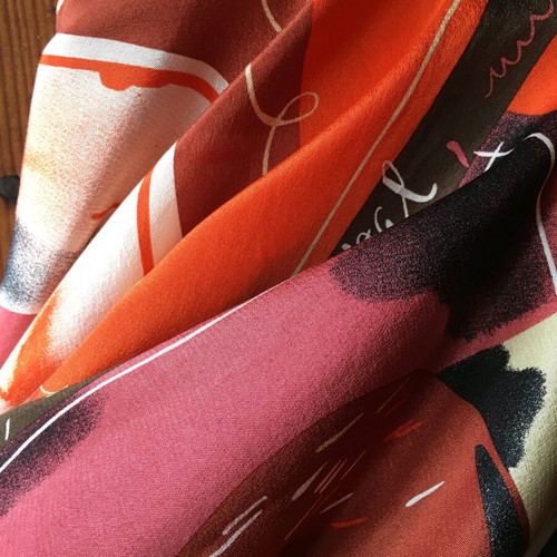 Loredano 100% silk scarf vintage, like new