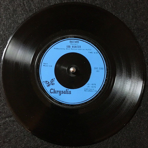 Ian Hunter Cleveland Rocks / Bastard vinyl used 7" 45 RPM