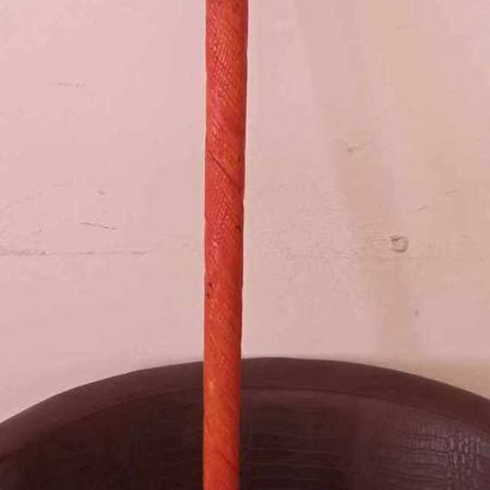 Handmade wooden walking cane used, height 92 cm