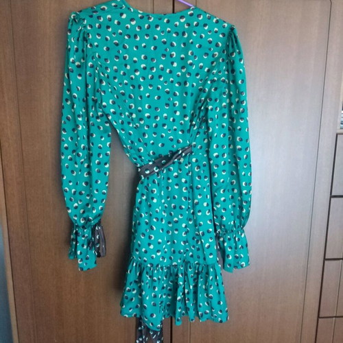 Mix and Match wrap dress new one size emerald green
