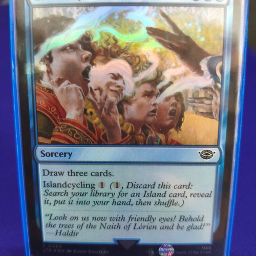 Magic the Gathering Lórien Revealed foil card like new