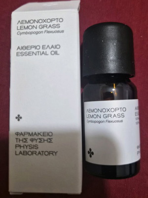 Lemongrass essential oil new 10ml Physis Laboratory