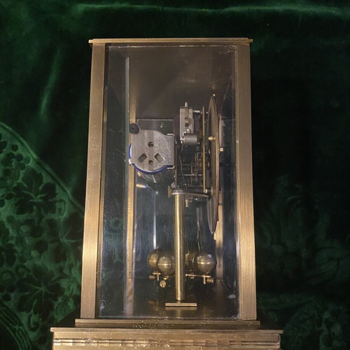 Hettich table clock used, analog, made in Germany