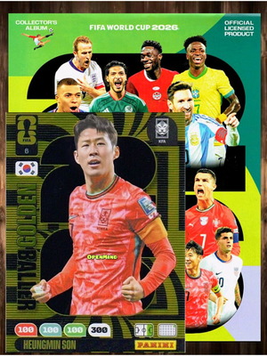 Golden Baller Card No6 Son FIFA World Cup 2026 Andrenalyn XL new