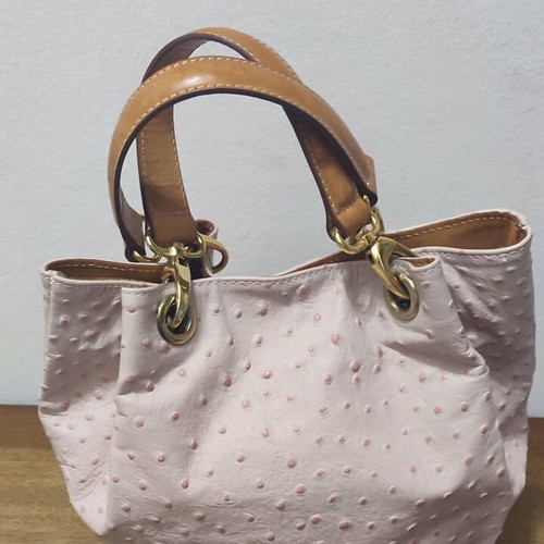 Maurizio Taiuti pink leather handbag like new