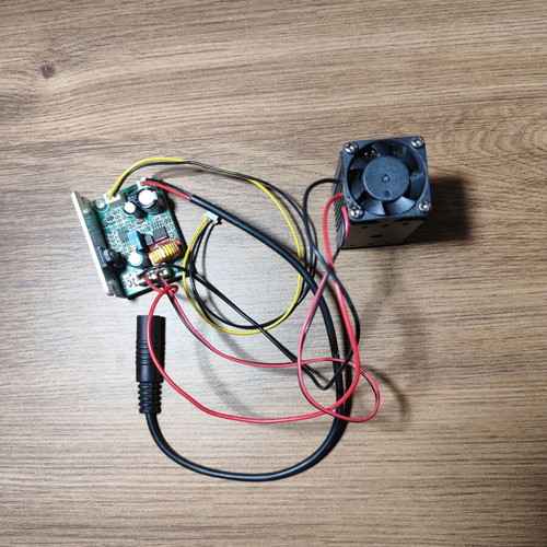 Laser Module 12V with Driver Board and Cooling Fan like new