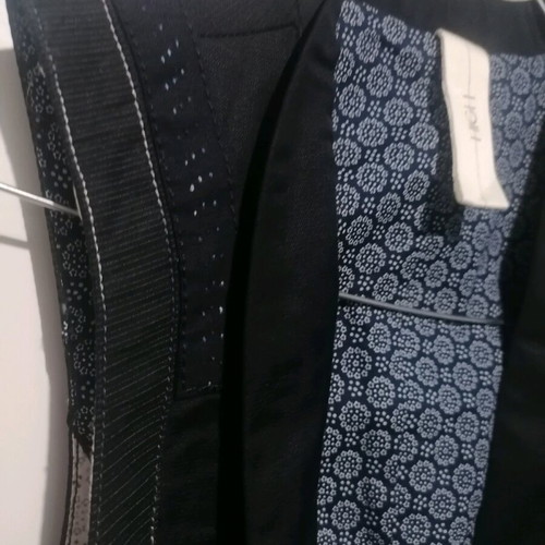 High vest like new, blue fabric combination