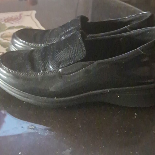 Loafers Soft & Flexx woman size 38 like new, black, anatomic