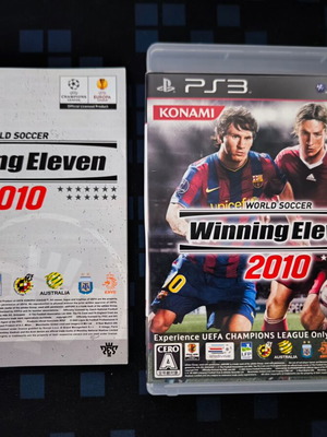 Winning Eleven 2010 PS3 game like new, Japanese version NTSC-J