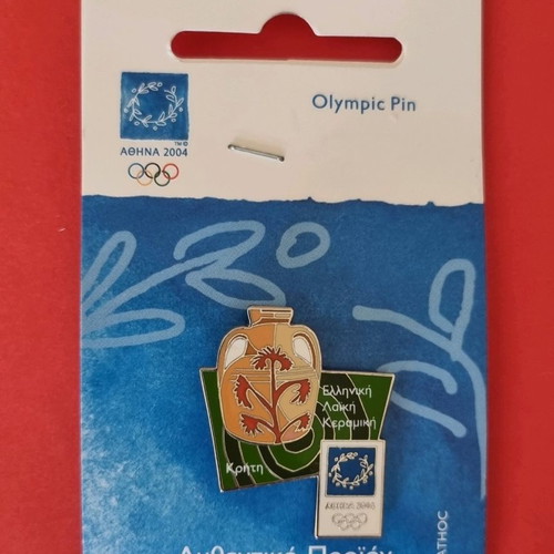 Authentic Athens 2004 Olympic Pin Set of 8, New