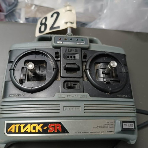 Futaba Attack-R and Attack-SR dual-channel remote controls used