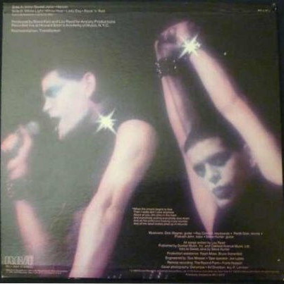 Lou Reed Rock N Roll Animal vinyl record used, rock