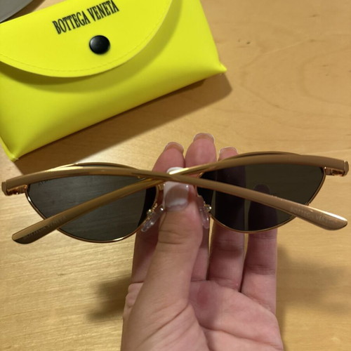 Bottega Veneta sunglasses with gold detail