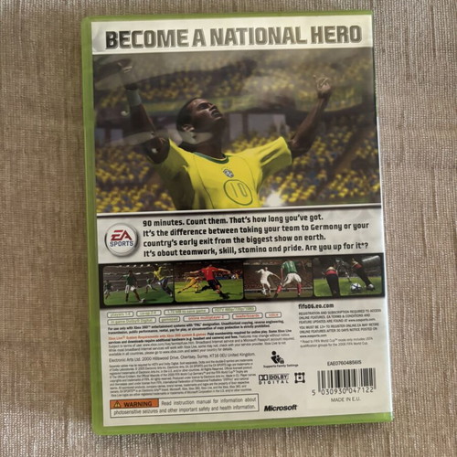 FIFA 06 Xbox 360 game, English, complete