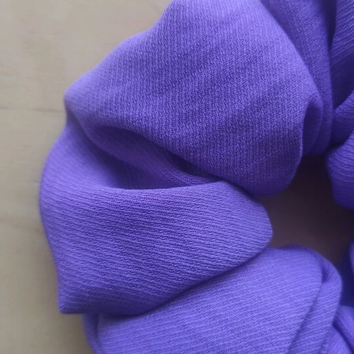 Scrunchie XL handmade purple, Greek craftsmanship