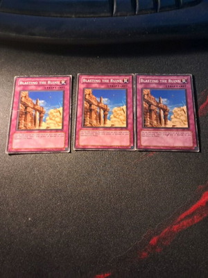 3 κάρτες blasting the ruins Yu-Gi-Oh