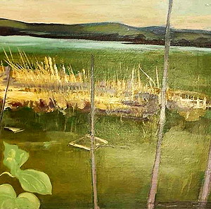 Τοπίο. Λάδι σε Ξύλο 45x35cm