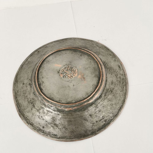 Small copper plate used, circa 1900