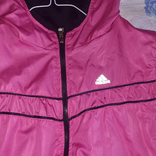 Adidas double face women's vest medium like new, black and pink
