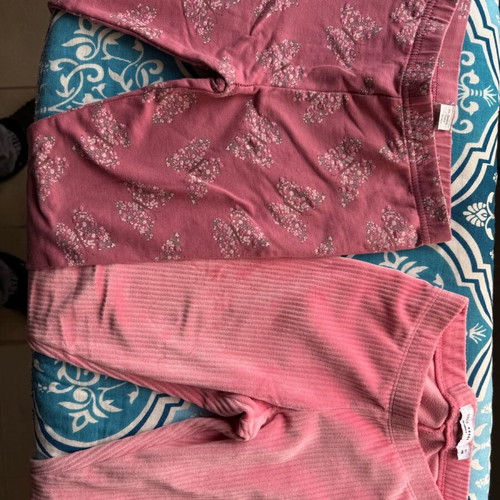 Children's pants 2 in like new condition, pink, for 5 years old