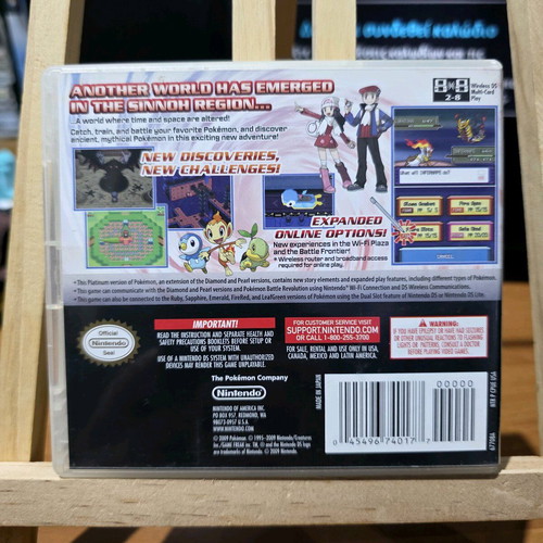 Pokémon Platinum Version Nintendo DS used