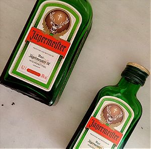 Δύο συλλεκτικά μπουκάλια Jagermeister