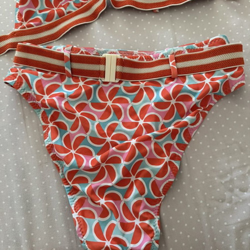 SunsetGo! bikini, size S, red multicolor