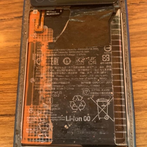 Poco X4 Pro 5G used for parts with box