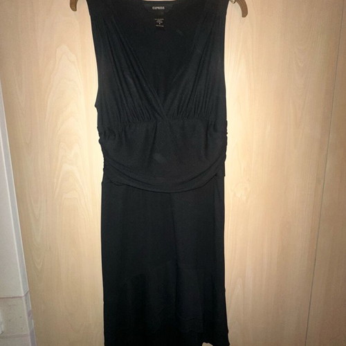 Midi black dress Express like new, size S/M