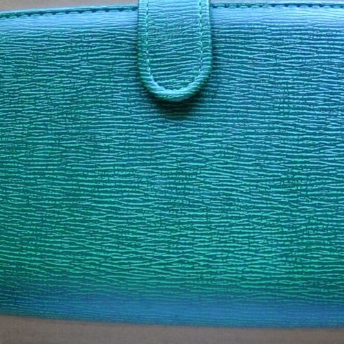Vintage personal organizer new with leather cover and metal button