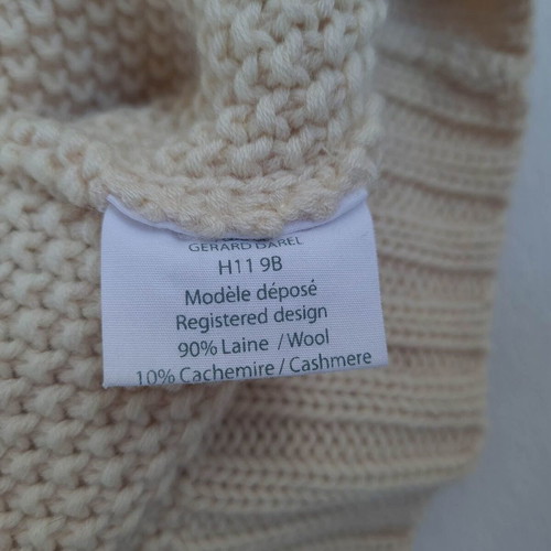 Gerard Darel women's knit dress wool and cashmere size M like new beige