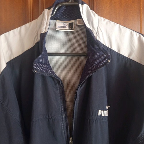 Puma men's jacket blue like new, size L