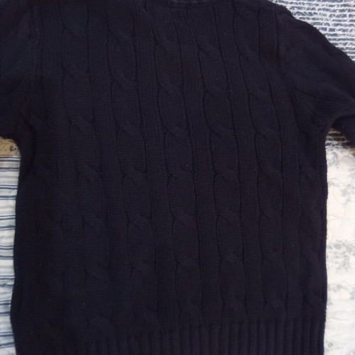 Polo Ralph Lauren baby knitted sweater used, dark blue, 18-24 months