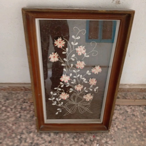 Silkworm painting used