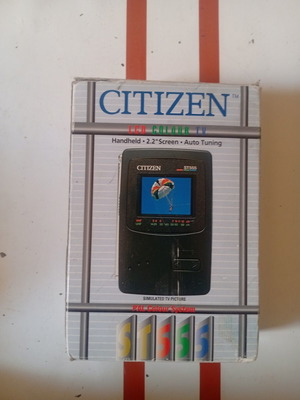 Citizen ST555 LCD Colour TV like new with original box