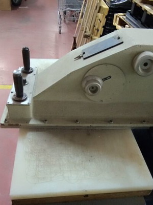 Leather cutting press used