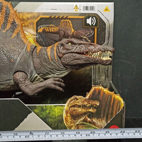 Mattel Jurassic World Rebirth Tail Thrasher Spinosaurus Figure new