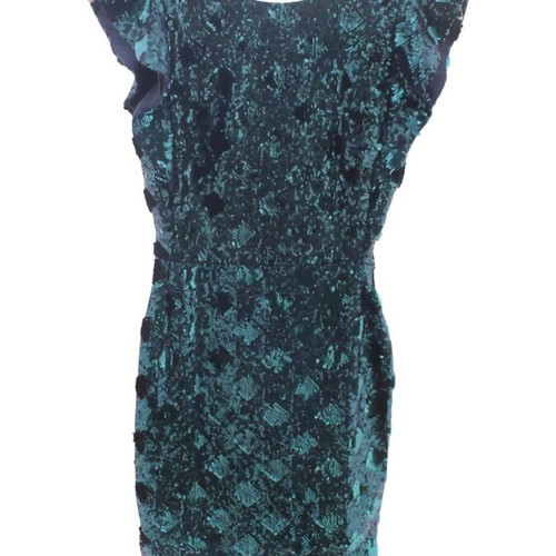 Zara emerald dress with embroidered sequins size Small like new