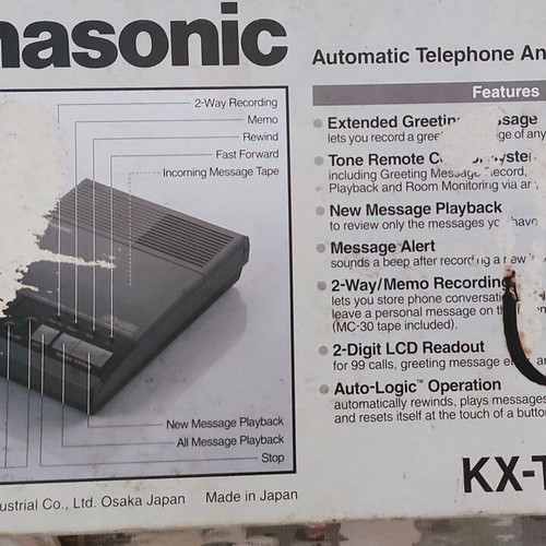 Panasonic answering machine used, functional