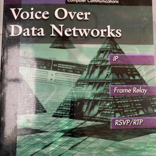 Voice Over Data Networks book like new, English