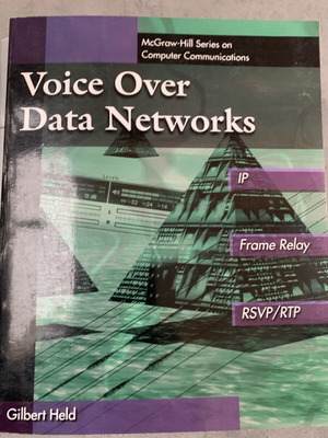 Voice Over Data Networks book like new, English