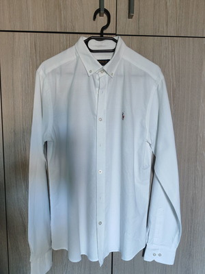 Πουκάμισο Polo Ralph Lauren μέγεθος Large, λευκό, σαν καινούργιο