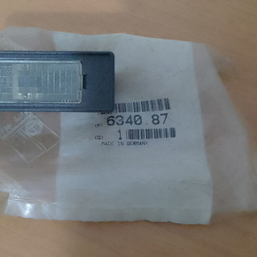 Peugeot License Plate Number Light 6340.87 new for 106 306 406 605