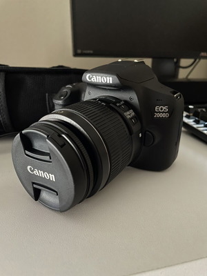 Canon EOS2000D DSLR φωτογραφική μηχανή μεταχειρισμένη με κάρτα SD