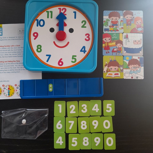 Learn the Time educational toy used